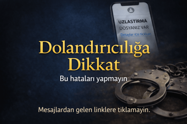 Dolandırılmamak İçin Ne Yapmalı? Dolandırıldıysanız Hemen Yapmanız Gerekenler (2026 Güncel Rehber)