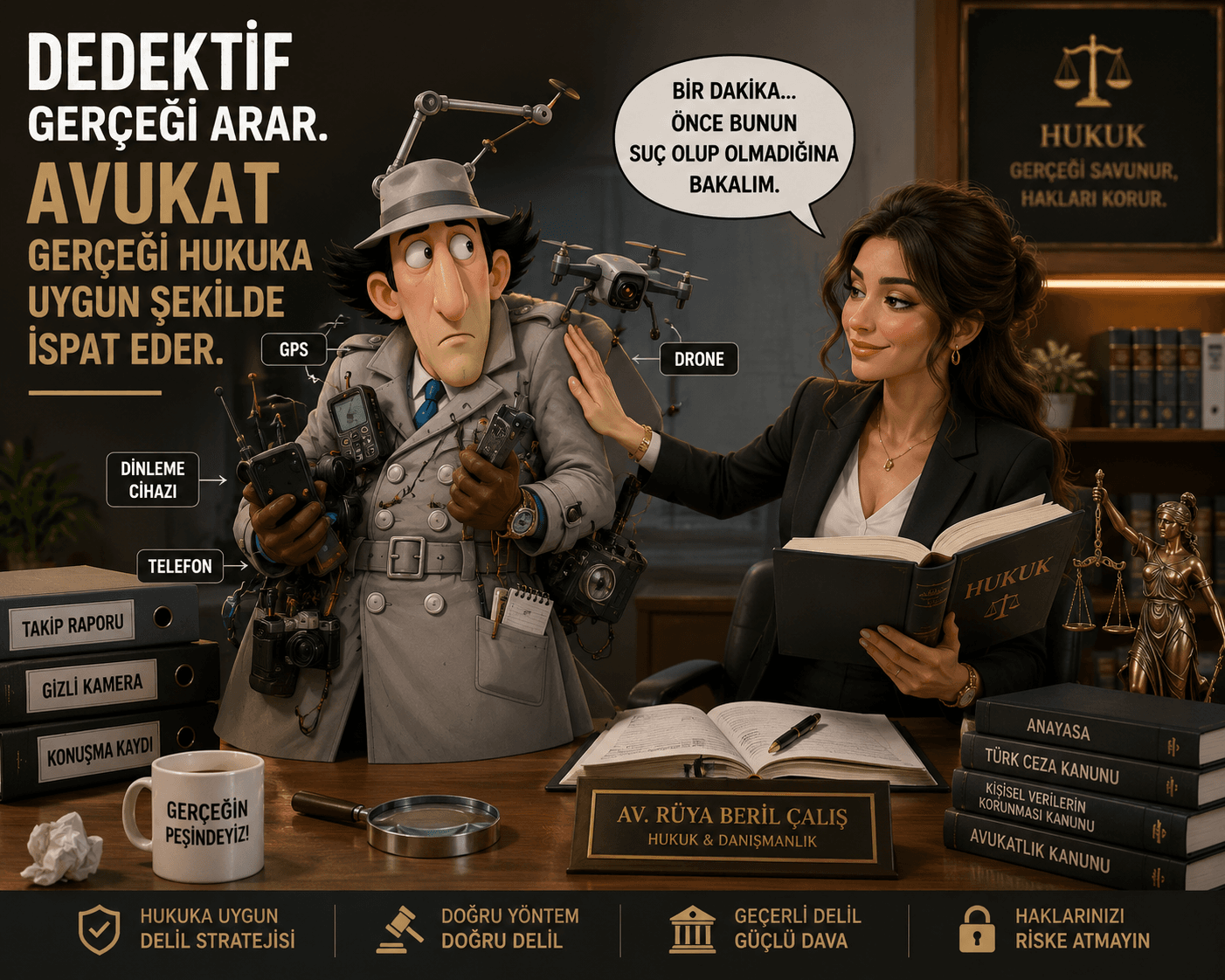 Türkiye’de Özel Dedektiflik Yasal mı? Özel dedektif tutmadan bilmeniz gerekenler.